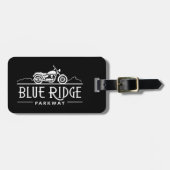 Blue Ridge Parkway Motorcycle Bagagelabel (Voorkant horizontaal)