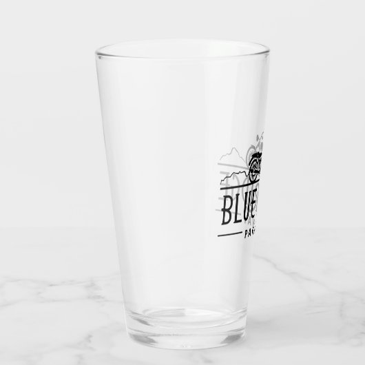 Blue Ridge Parkway Motorcycle Glas (Rechts)