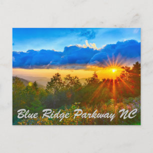 Blue Ridge Parkway NC Briefkaart