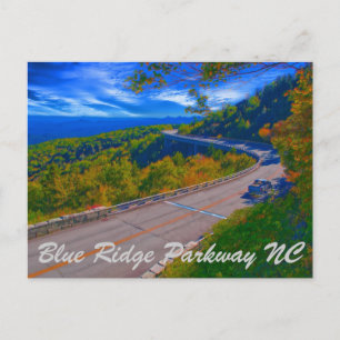 Blue Ridge Parkway NC Briefkaart