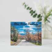 Blue Ridge Parkway NC Briefkaart (Staand voorkant)