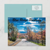 Blue Ridge Parkway NC Briefkaart (Voorkant / Achterkant)