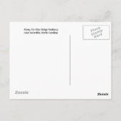 Blue Ridge Parkway, North Carolina briefkaart (Achterkant)