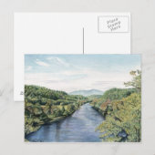 Blue Ridge Parkway op het Briefkaart van de James (Voorkant / Achterkant)