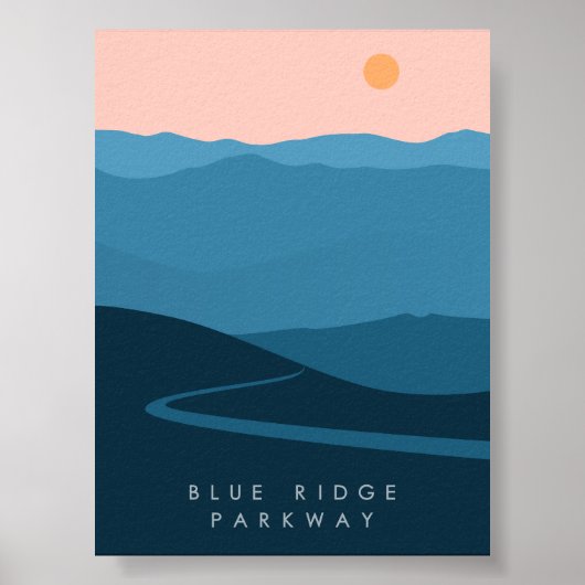 Blue Ridge Parkway Poster (Voorkant)