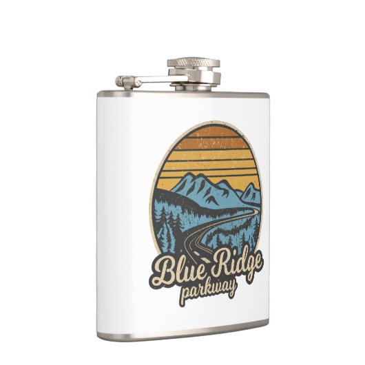 Blue Ridge Parkway Retro Heupfles (Rechts)