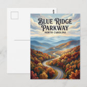 Blue Ridge Parkway USA Briefkaart (Voorkant / Achterkant)