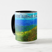 Blue Ridge Parkway WaterColor Mok (Voorkant links)