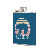 Blue Ridge Retro Beer Heupfles (Links)