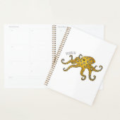 Blue-ringed octopus cartoon illustration (Devant avec enveloppe)
