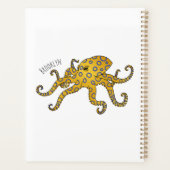 Blue-ringed octopus cartoon illustration (Dos)