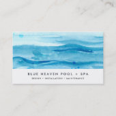 Blue Ripple | Pool Care of Swim Visitekaartje (Voorkant)