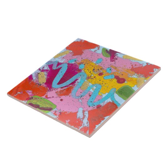 Blue River 6 x 6 Carreaux en céramique (Côté)