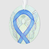 Blue River Awareness Ribbon Angel Ornements (devant)