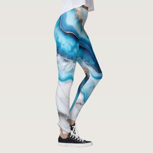 Blue River Marble Leggings (Rechts)