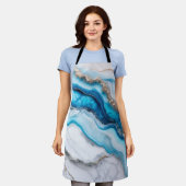 Blue River Marble Schort (Gedragen)