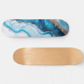 Blue River Marble Skateboard (Horizontaal)