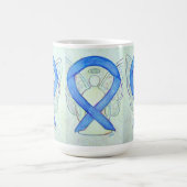 Blue River Sensibilisation Ruban Angel Art Mug (Centre)