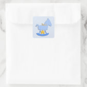 Blue Rocking Horse Baby Sticker (Tas)