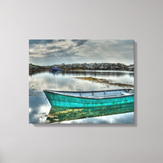 Blue Rocks Nova Scotia Canvas Afdruk (Voorkant)