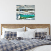 Blue Rocks Nova Scotia Canvas Afdruk (Insitu (Slaapkamer))