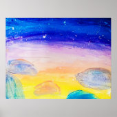 Blue Rocks - Poster (Devant)