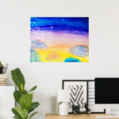 Blue Rocks - Poster (Bureau à domicile)