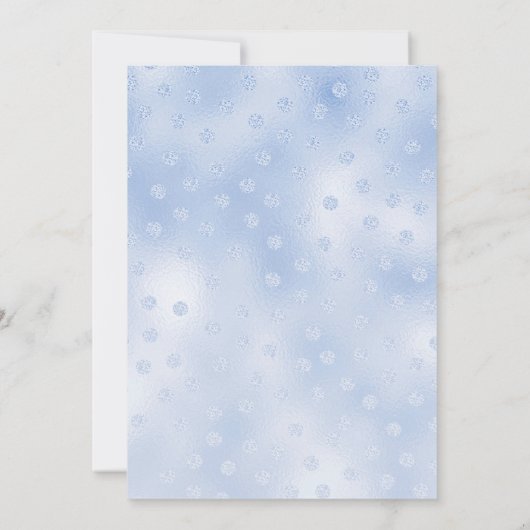 Blue Rocse Invitation Anniversaire (Dos)