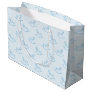 Blue Rocse Motif Baby shower cadeau sac