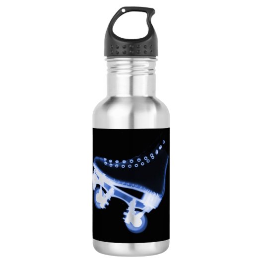 Blue Rollerskate Xray Waterfles (Voorkant)