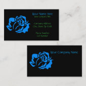 Blue Roos Bloom  Visitekaartje (Voorkant / Achterkant)