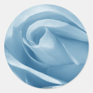 Blue Roos Bud bruiloft uitnodigingszegel Ronde Sticker