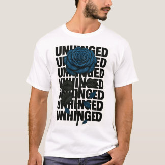 Blue roos designer t-shirt