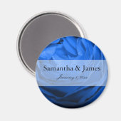 Blue Roos Personal Wedding Magneet (Voorkant / Achterkant)