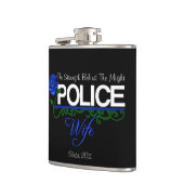 Blue Roos Police Wife maatkolf Heupfles (Links)