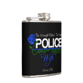 Blue Roos Police Wife maatkolf Heupfles (Rechts)