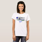 Blue Roos POLICE WIFE T-shirt (Voorkant volledig)