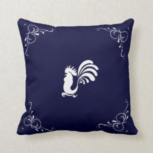 Blue Rooster Decorative Sierkussen
