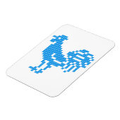 Blue Rooster Magneet (Linkerzijde)