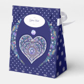 Blue Rosace Bedankdoosjes (Achterkant)