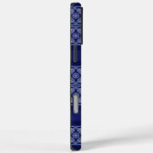 Blue Rosace Case-Mate iPhone Case (Achterkant / Rechts)