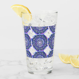 Blue Rosace Glas