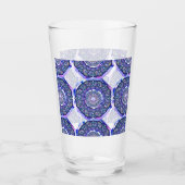 Blue Rosace Glas (Voorkant)