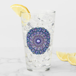 Blue Rosace Glas