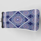 Blue Rosace Golfheadcover (Voorkant)
