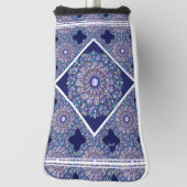 Blue Rosace Golfheadcover (Draai 90)