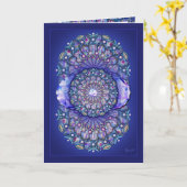 Blue Rosace Kaart (Gele Bloem)