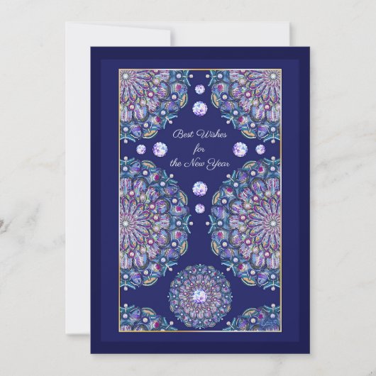 Blue Rosace Kaart (Voorkant)