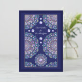 Blue Rosace Kaart (Staand voorkant)