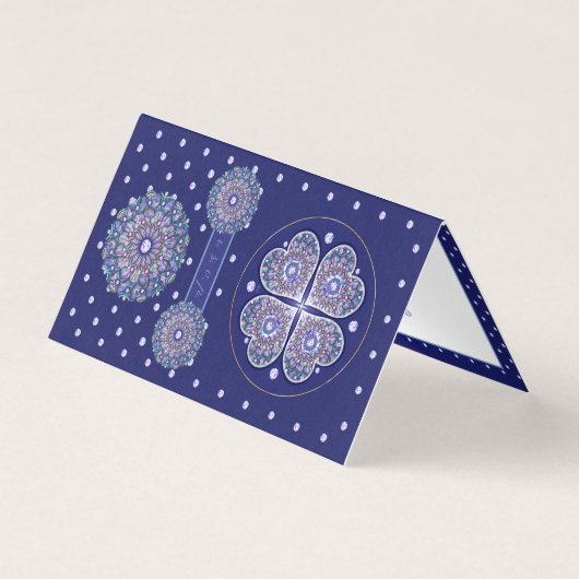 Blue Rosace Kaart (Voorkant)